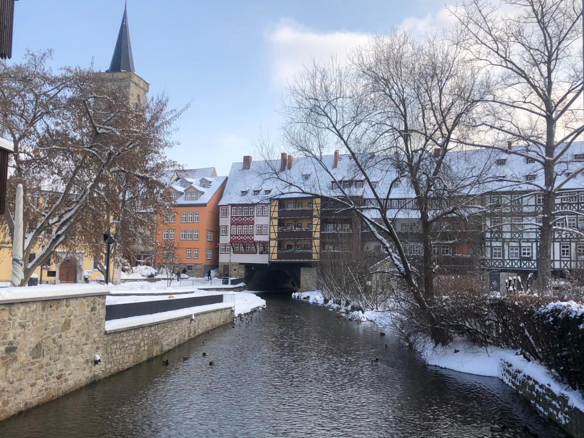 Ferienwohnung Augenblick - Stylisches Apartment In Der Besten Altstadtlage Von Érfurt Exterior foto