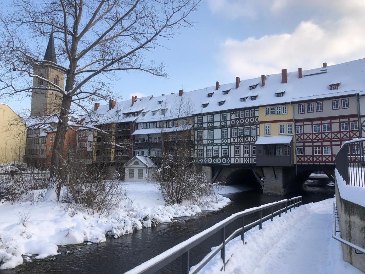 Ferienwohnung Augenblick - Stylisches Apartment In Der Besten Altstadtlage Von Érfurt Exterior foto
